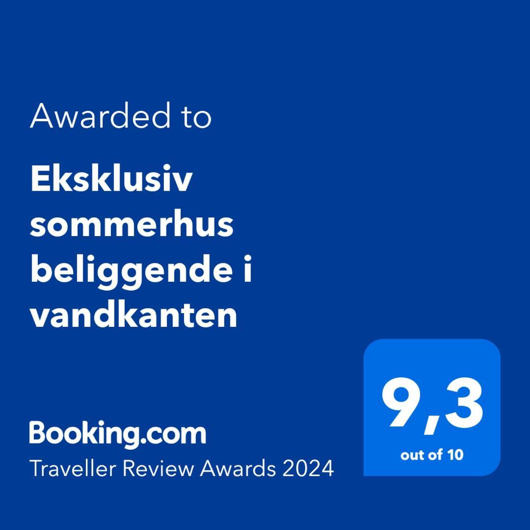 Eksklusiv Sommerhus Beliggende I Vandkanten Munkebo Ngoại thất bức ảnh